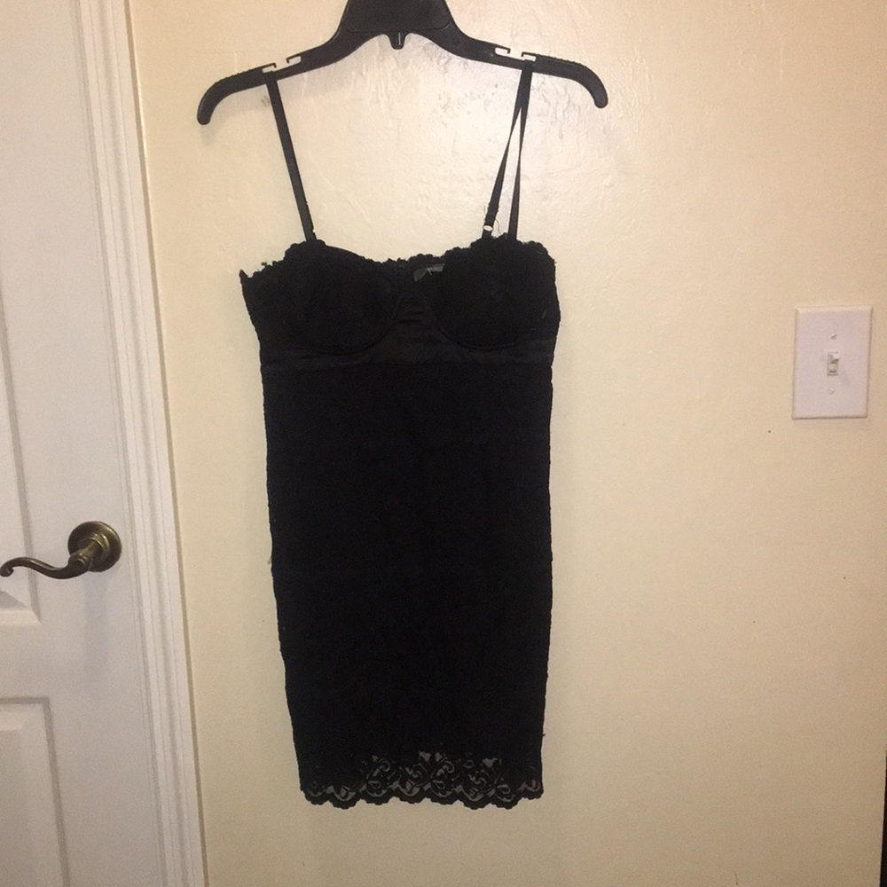 NWT forever 21 black lace dress size large